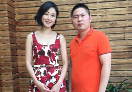 广州富联与明星合影